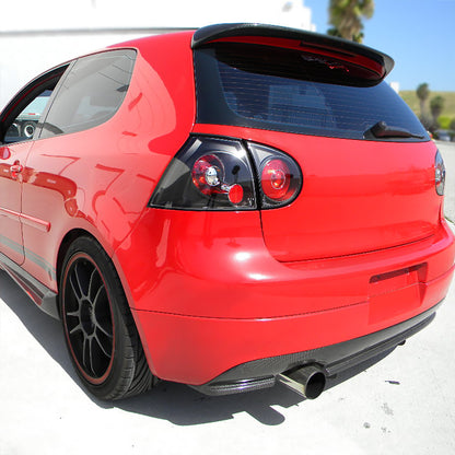 2006-2009 Volkswagen Golf MK5 GTI  Rabbit R32 Euro Style Replacement Tail Lights Assembly Pair | Black