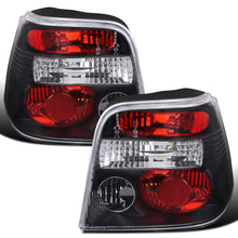 Ronnin - Fits 1999-2006 Volkswagen Golf MK4 GTI 2004 R32 Euro Style Replacement Tail Lights Assembly Pair | Black