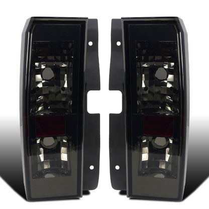 Ronnin - Compatible con Hummer H3 2005-2010 con 2 enchufes de bombilla. Montaje de luces traseras de repuesto, par | Ahumado