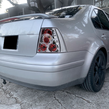 1999-2005 Volkswagen Sedan Jetta MK4 Replacement Tail Lights Assembly Pair | Chrome
