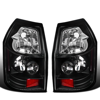 Ronnin - Se adapta a Dodge Magnum 2005-2008 Par de luces traseras de repuesto estilo europeo | Negras