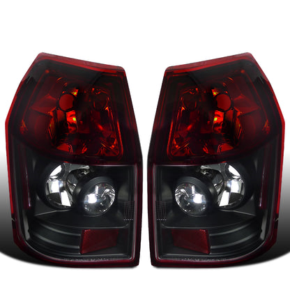 Ronnin - Se adapta a Dodge Magnum 2005-2008 Par de conjunto de luces traseras de repuesto estilo europeo | Rojo