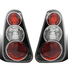 2002-2004 Mini Cooper Euro Style Tail Lights Replacement Assembly Pair | Black