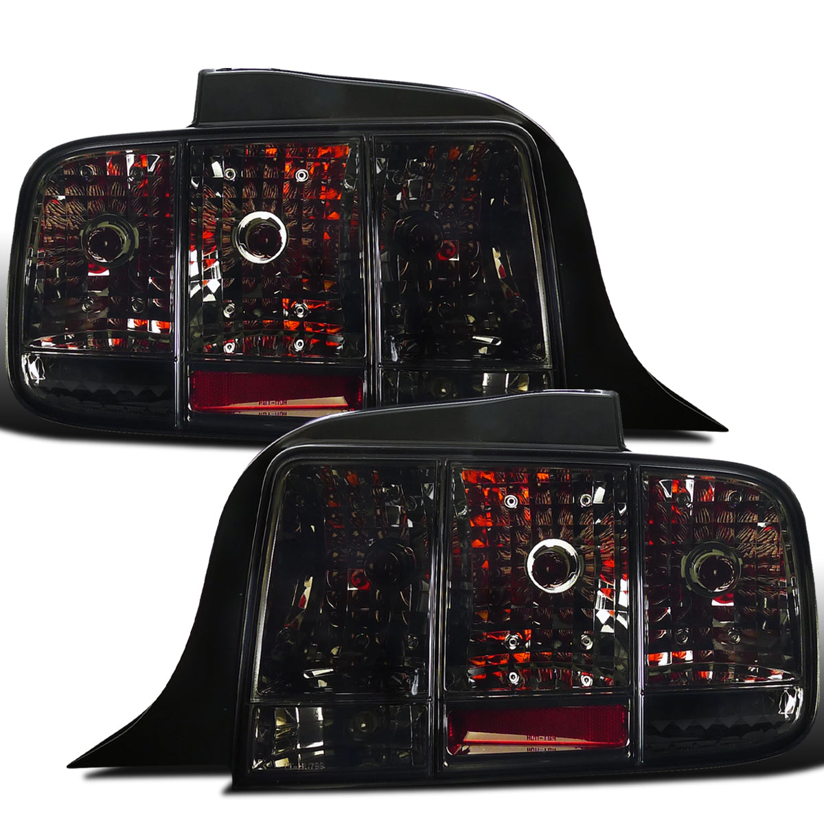2005-2009 Ford Mustang  Replacement Tail Lights Assembly Pair | Smoke