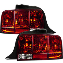 Ronnin - Fits 2005-2009 Ford Mustang Factory Replacement Tail Lights Assembly Pair | Red