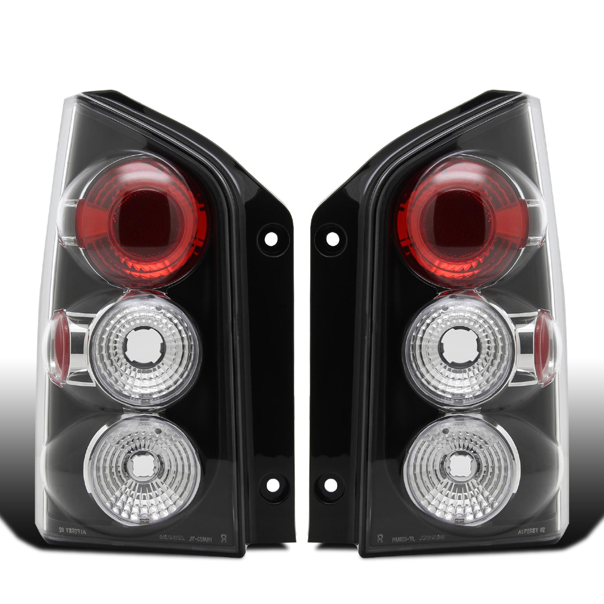 Ronnin - Se adapta a Nissan Pathfinder 2005-2012, par de luces traseras de repuesto estilo europeo | Negro