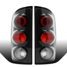 2002-2006 Dodge Ram 1500 2500 3500 Upgrade  Style Replacement Tail Lights Assembly Pair | Black