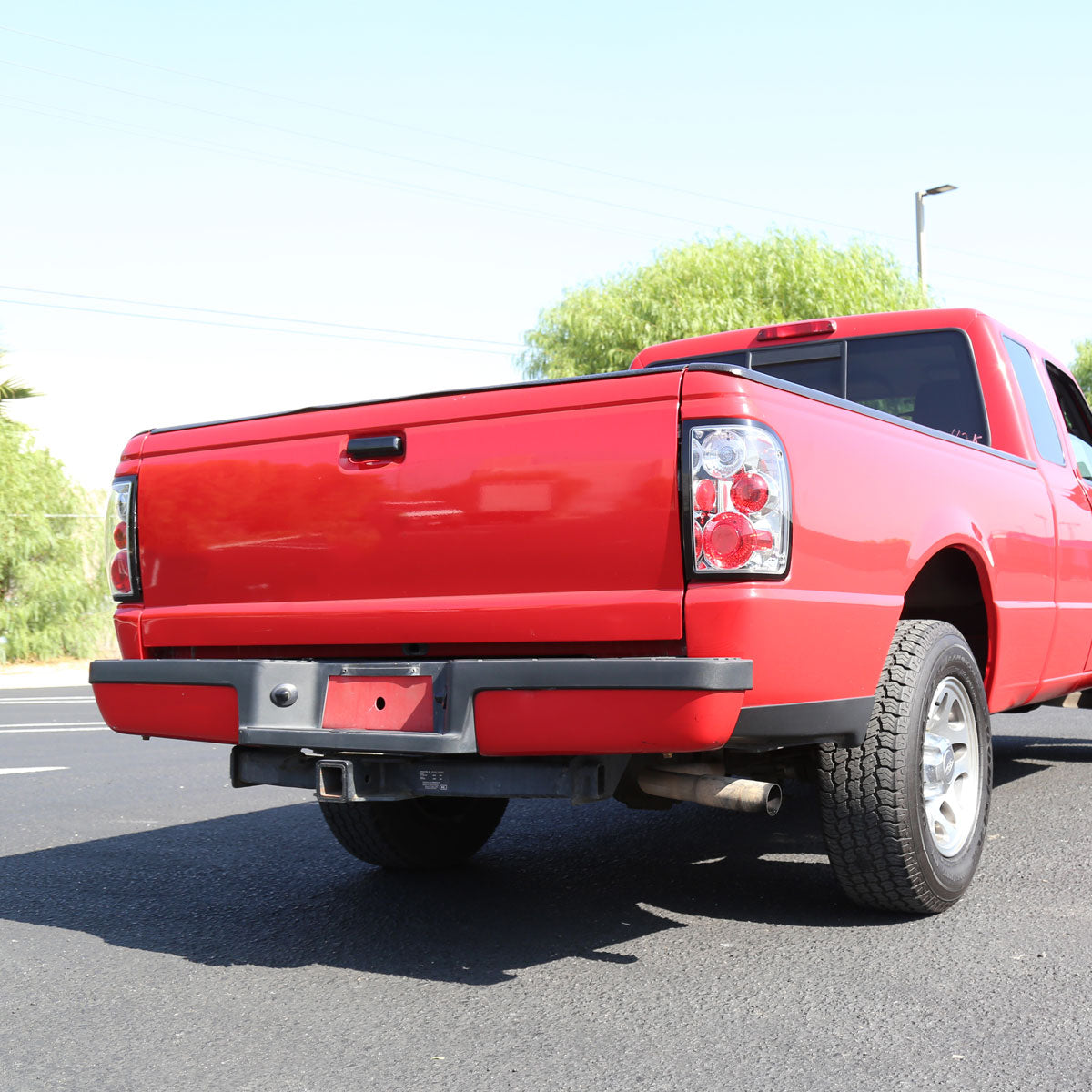 2001-2005 Ford Ranger Euro Style Replacement Tail Lights Assembly Pair | Chrome
