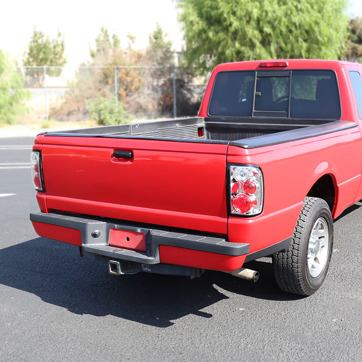 2001-2005 Ford Ranger Euro Style Replacement Tail Lights Assembly Pair | Chrome