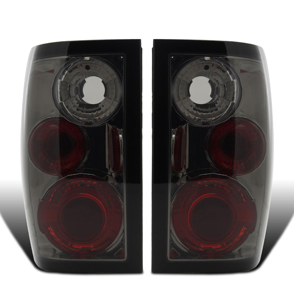 2001-2005 Ford Ranger Euro Style Replacement Tail Lights Assembly Pair | Smoke