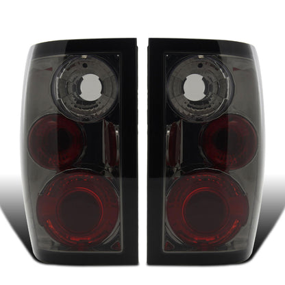 2001-2005 Ford Ranger Euro Style Replacement Tail Lights Assembly Pair | Smoke