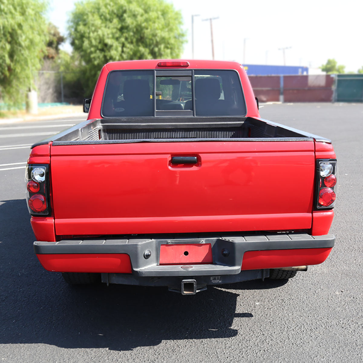 Ronnin - Fits 2001-2005 Ford Ranger Euro Style Replacement Tail Lights Assembly Pair | Black