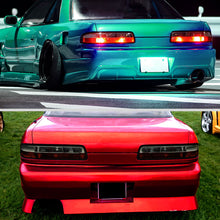 Ronnin - Fits 1989-1994 Nissan 240SX S13 Coupe Factory Replacement Tail Lights Assembly Pair | Smoke