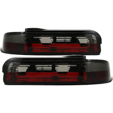 Ronnin - Fits 1989-1994 Nissan 240SX S13 Coupe Factory Replacement Tail Lights Assembly Pair | Smoke