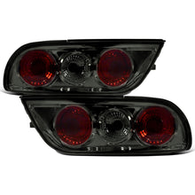 Ronnin - Fits 1989-1994 Nissan 240SX S13 Hatchback Factory Replacement Tail Lights Assembly Pair | Smoke