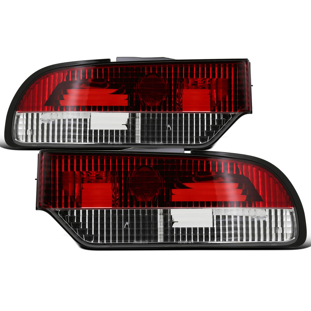 1989-1994 Nissan 240SX S13  Replacement Tail Lights Assembly Pair | Red