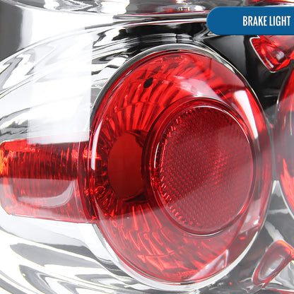 Ronnin -  Fits 2003-2007 Chevy Silverado 1500 HD 2500 HD 3500 Classic Euro Style Replacement Tail Lights Assembly Pair | Chrome
