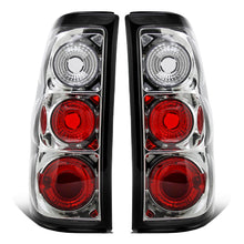 Ronnin - Fits 1999-2007 Chevy Silverado GMC Sierra 1500 2500 3500 HD Classic Euro Style Replacement Tail Lights Assembly Pair | Chrome
