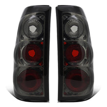 1999-2007 Chevy Silverado GMC Sierra 1500 2500 3500 HD Classic Euro Style Replacement Tail Lights Assembly Pair | Smoke