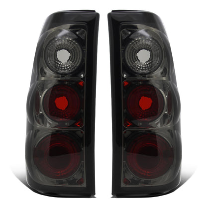 Ronnin - Compatible con Chevy Silverado GMC Sierra 1500 2500 3500 HD Classic 1999-2007 Par de luces traseras de repuesto estilo europeo | Ahumado