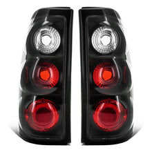 Ronnin - Fits 1999-2007 Chevy Silverado GMC Sierra 1500 2500 3500 HD Classic Euro Style Replacement Tail Lights Assembly Pair | Black