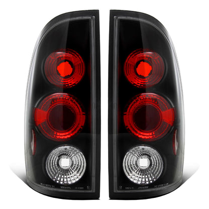 Ronnin - Conjunto de luces traseras de repuesto estilo europeo para Toyota Tacoma 2005-2008 Par | Negro