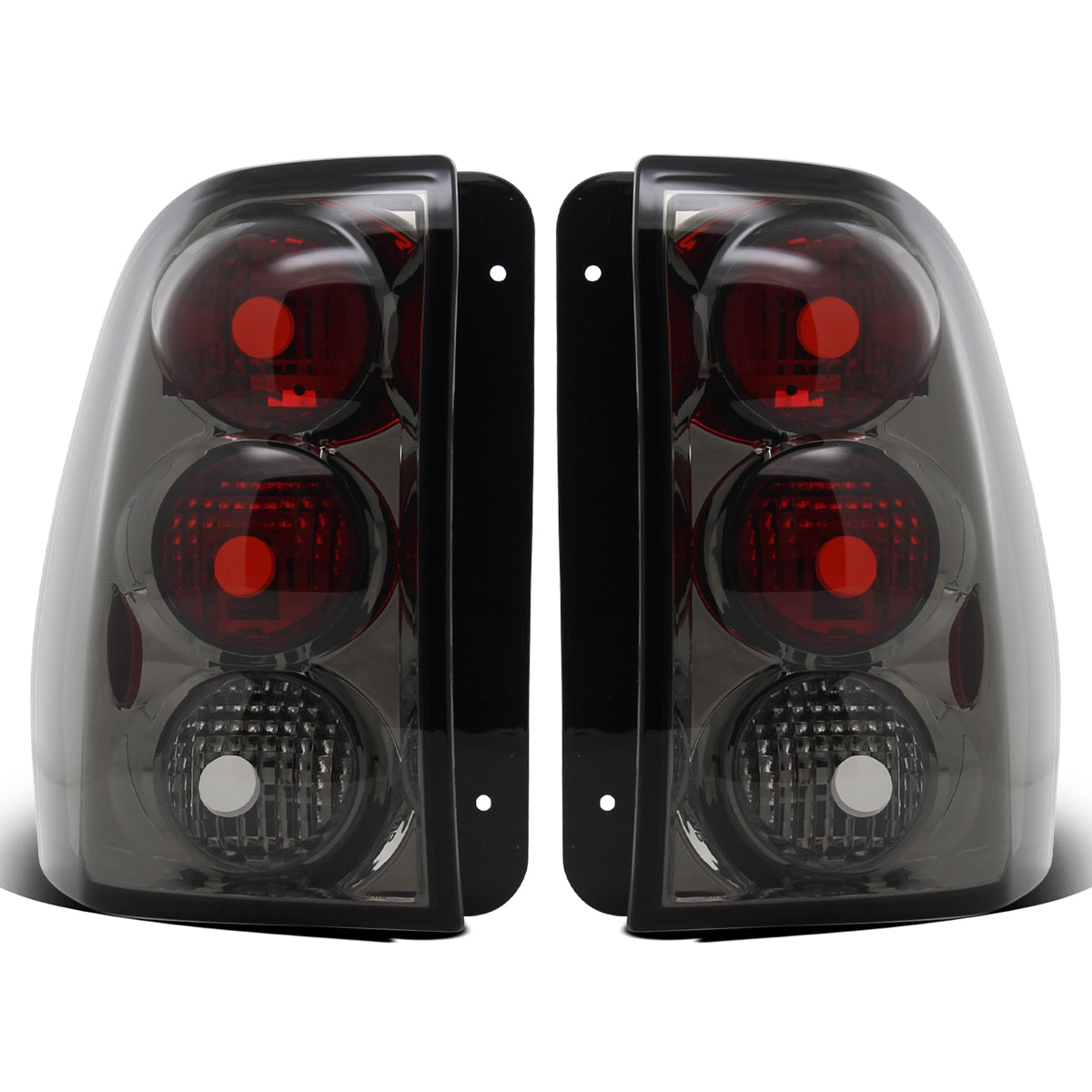 Ronnin - Compatible con Chevy Trailblazer 2002-2009. Par de luces traseras de repuesto | Ahumado