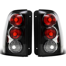 Chevy 2002-2009 Chevy Trailblazer Replacement Tail Lights Assembly Pair | Black
