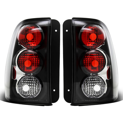 Chevy 2002-2009 Chevy Trailblazer Replacement Tail Lights Assembly Pair | Black