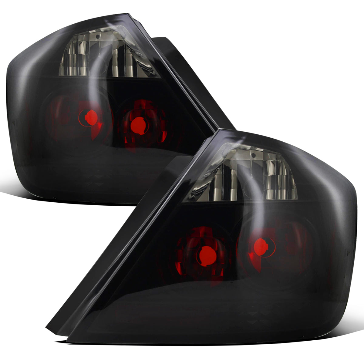 Ronnin - Fits 2004-2010 Scion tC Euro Style Tail Lights Replacement Assembly Pair | Black Smoke