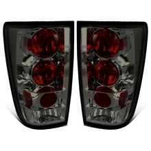 Ronnin - Fits 2004-2015 Nissan Titan Tail Lights Assembly Replacement Pair   | Smoke