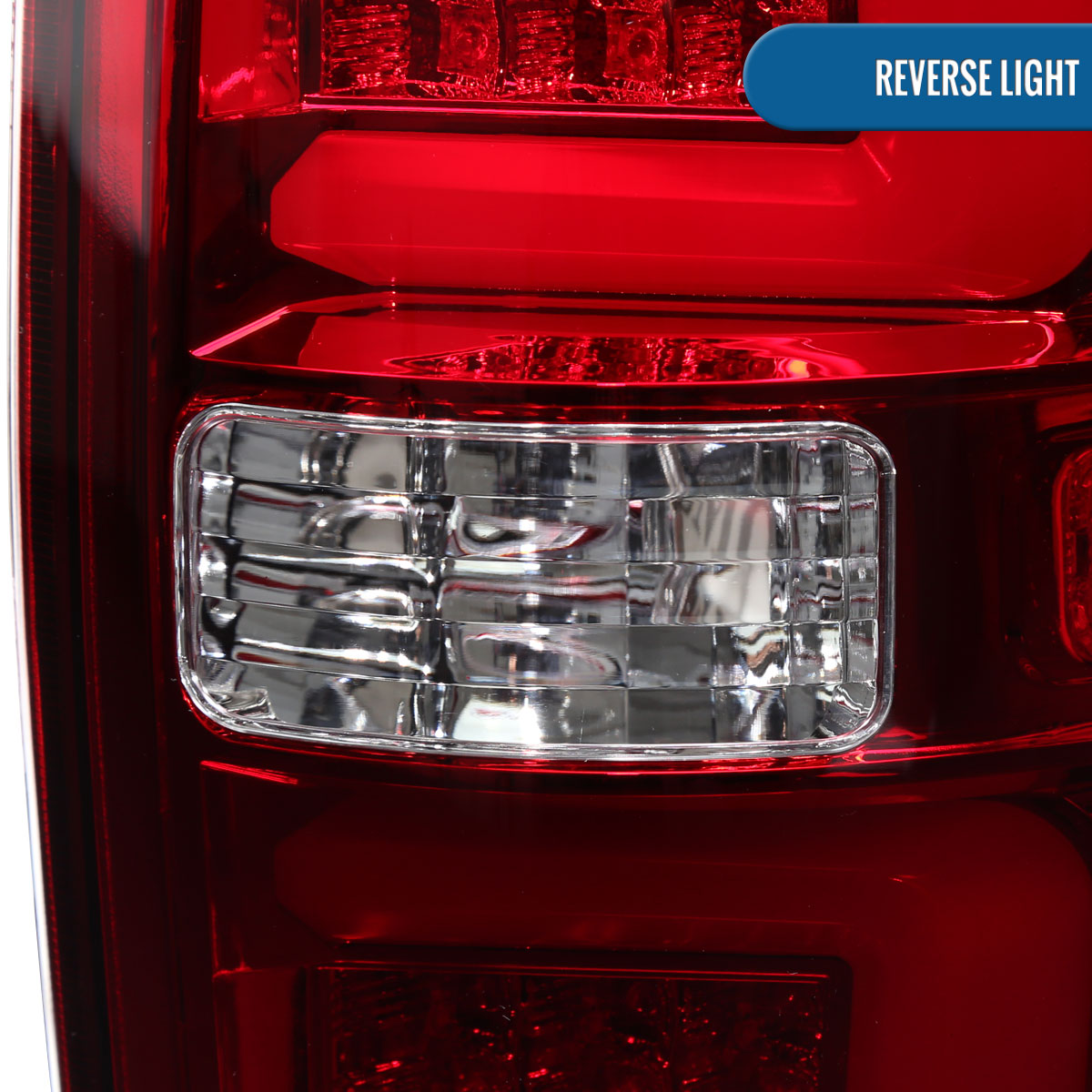 2009-2014 Ford F150 Upgrade Replacement LED Running Tube Integrated Brake and Turn Signals Tail Lights Assembly Pair | Red