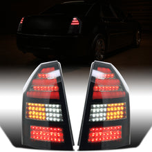 2005-2007 Chrysler 300C Upgraded Full LED Tail Lights Replacement Assembly Pair | Black Smoke