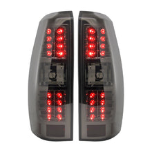Ronnin - Compatible con Chevy Avalanche 2007-2012, luces traseras con intermitentes y frenos LED integrados, par de repuesto | Ahumado