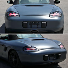 Ronnin - Fits 1997-2004 Porsche Boxster 986 Upgraded Replacement Full LED Sequential Turn Signal Tail Lights Assembly Pair | Black