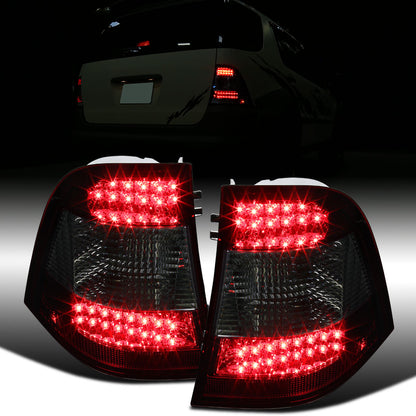 Ronnin - Fits 1998-2005 Mercedes-Benz M-Class W163 US Spec LED Tail Lights Assembly Replacement Pair | Smoky Red