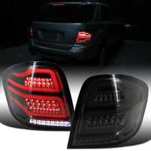Ronnin - Fits 2006-2011 Mercedes Benz ML350 ML500 ML320 ML550 US Spec Upgraded Replacement LED Tube Running Lights Full LED Tail Lights Assembly | Smoke