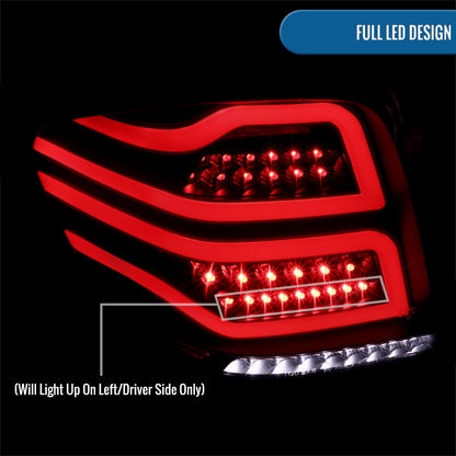 Ronnin - Compatible con Mercedes Benz ML350 ML500 ML320 ML550 de 2006-2011, luces traseras LED completas de repuesto con tubos de luz LED mejorados, ensamblaje | Negro