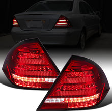Ronnin - Fits 2001-2004 Mercedes-Benz C-Class W203 C230 C280 C320 US Spec Sedan Upgrade Full LED Tail Lights Assembly  Pair | Red