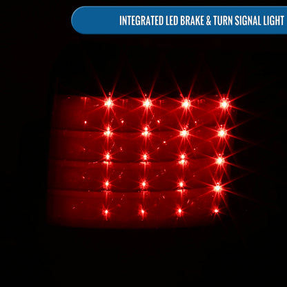 Ronnin - Compatible con Toyota Celica 2000-2005 Luces Traseras de Actualización LED Integradas con Señales de Giro y Luces de Freno Par | Negro Ahumado