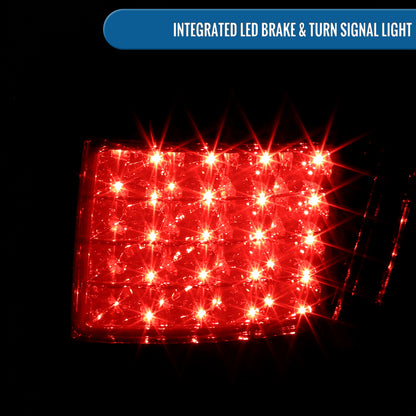 Ronnin - Compatible con Toyota Celica 2000-2005, conjunto de luces traseras mejoradas con señales de giro LED integradas y luces de freno (par) | Ahumado
