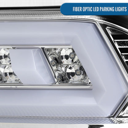 Ronnin - Compatible con Chevy Camaro 2014-2015, actualización LED completa, intermitentes secuenciales, par de conjuntos de luces traseras | Cromo