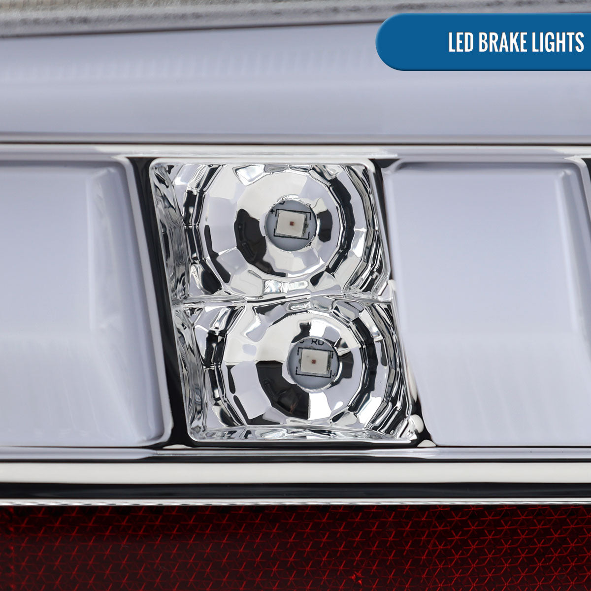 Ronnin - Compatible con Chevy Camaro 2014-2015, actualización LED completa, intermitentes secuenciales, par de conjuntos de luces traseras | Cromo