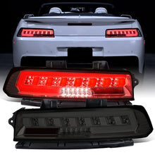 2014-2015 Chevy Camaro Full LED Upgrade Sequential Turn Signals Tail Lights Assembly Pair | Smoke