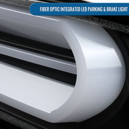 Ronnin - Compatible con Chevy Camaro 2016-2018. Conjunto de luces traseras estilo LED completo con intermitentes secuenciales, par | Negro | Tubo blanco