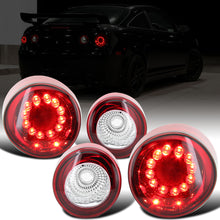 Ronnin - Fits 2005-2010 Chevy Cobalt Coupe Integrated LED Brake and Turn Signals Tail Lights Replacement Pair | Red
