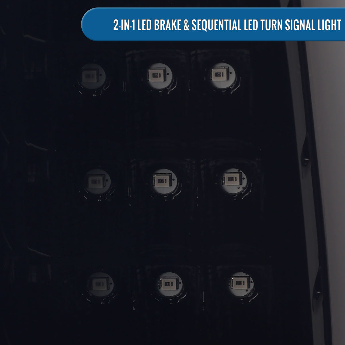 2015-2022 Chevy Colorado GMC Canyon Upgrade Assembly Full LED Tail Lights Replacement Pair | Black Smoke
