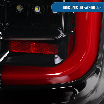 2015-2022 Chevy Colorado GMC Canyon Upgrade Assembly Full LED Tail Lights Replacement Pair | Gloss Black