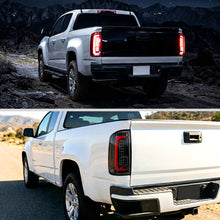 2015-2022 Chevy Colorado GMC Canyon Upgrade Assembly Full LED Tail Lights Replacement Pair | Gloss Black