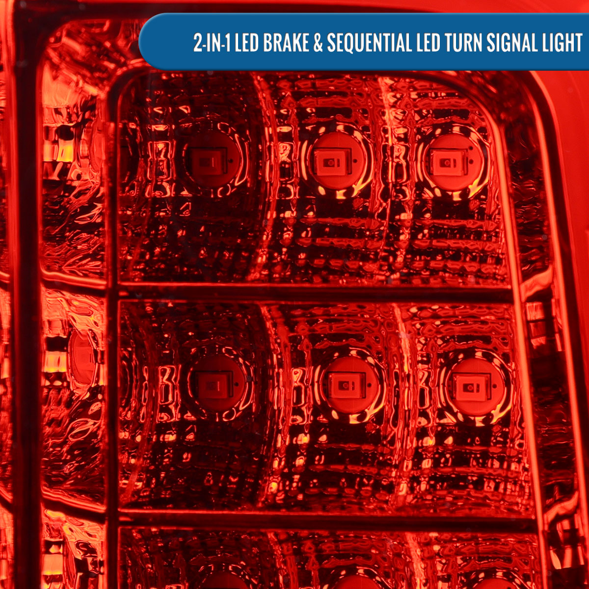 2015-2022 Chevy Colorado GMC Canyon Upgrade Assembly Full LED Tail Lights Replacement Pair | Red